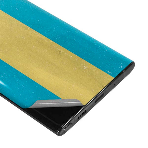 Bahamas Flag Distressed Galaxy Note 10 Skin